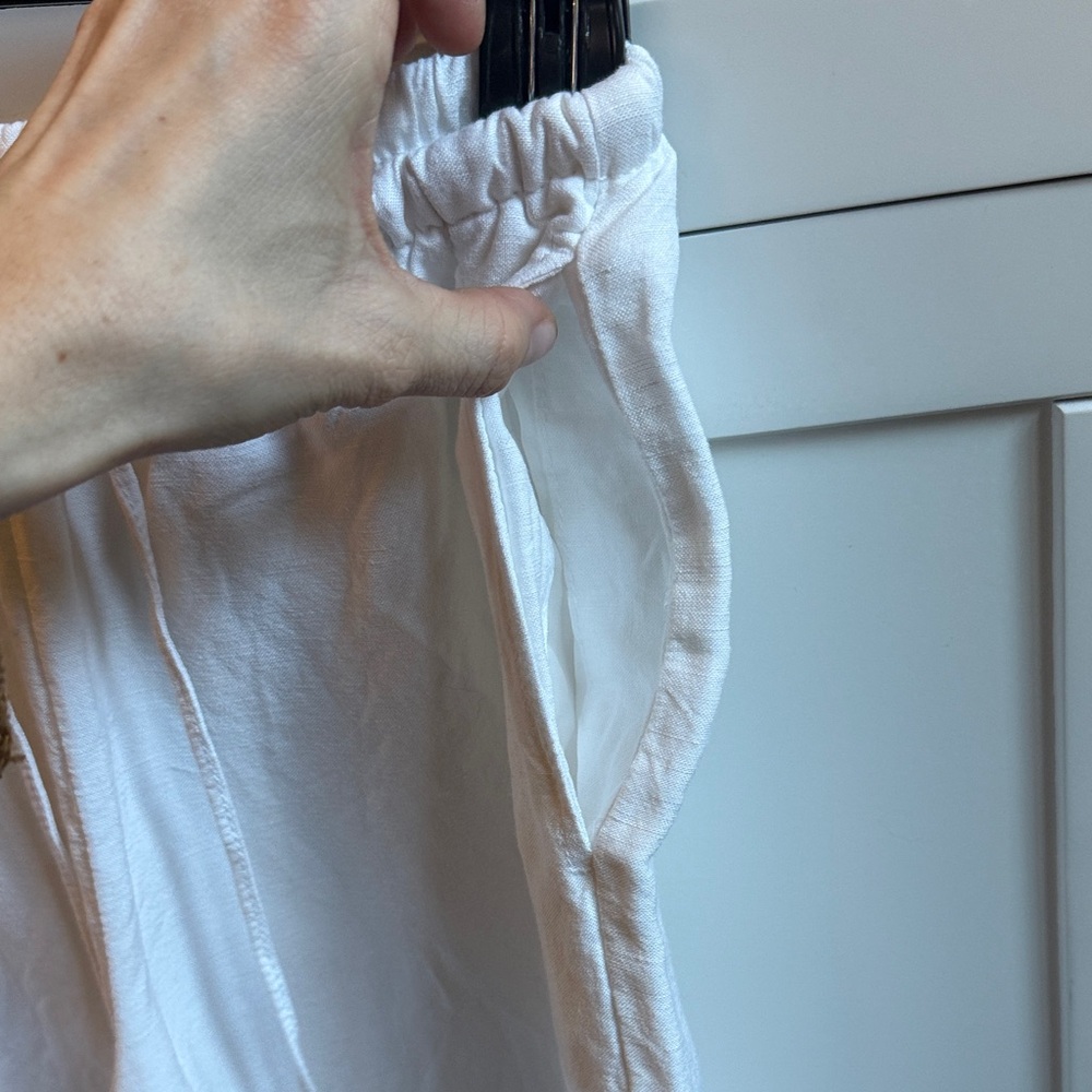 H&M White Wide Leg Pants - Picture 4 of 6